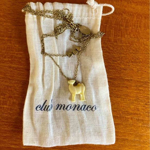 Adorable Club Monaco camel pendant necklace - Picture 3 of 4
